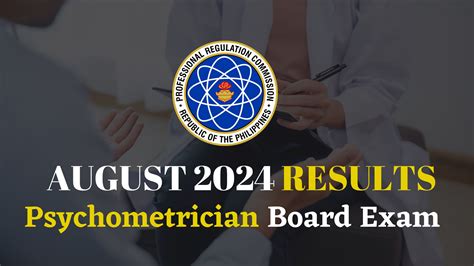 psychometrician exam result august 2024|A.